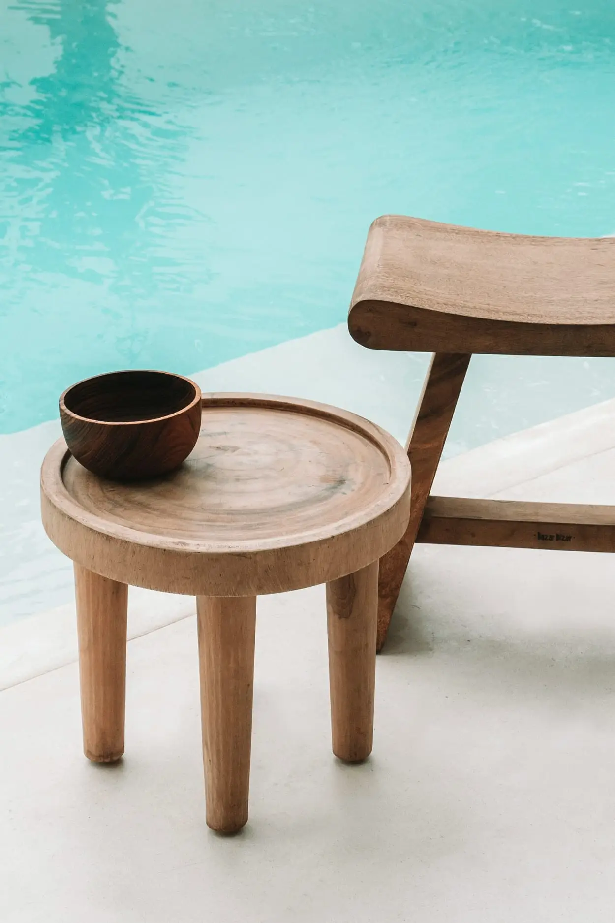 Bazar Bizar De Teak Root Salade Kom - S - Afbeelding 4