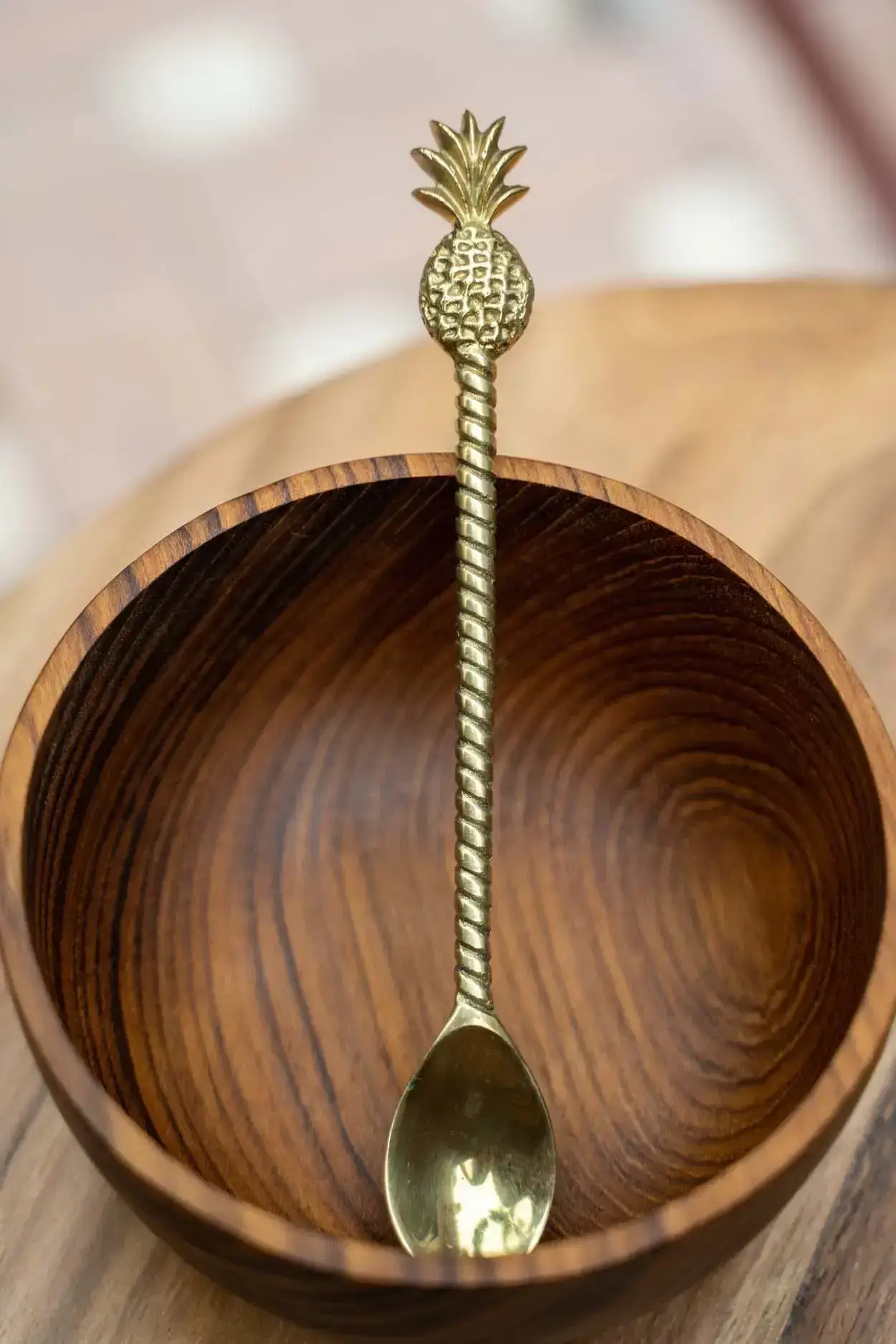 Bazar Bizar De Teak Root Salade Kom - S - Afbeelding 5