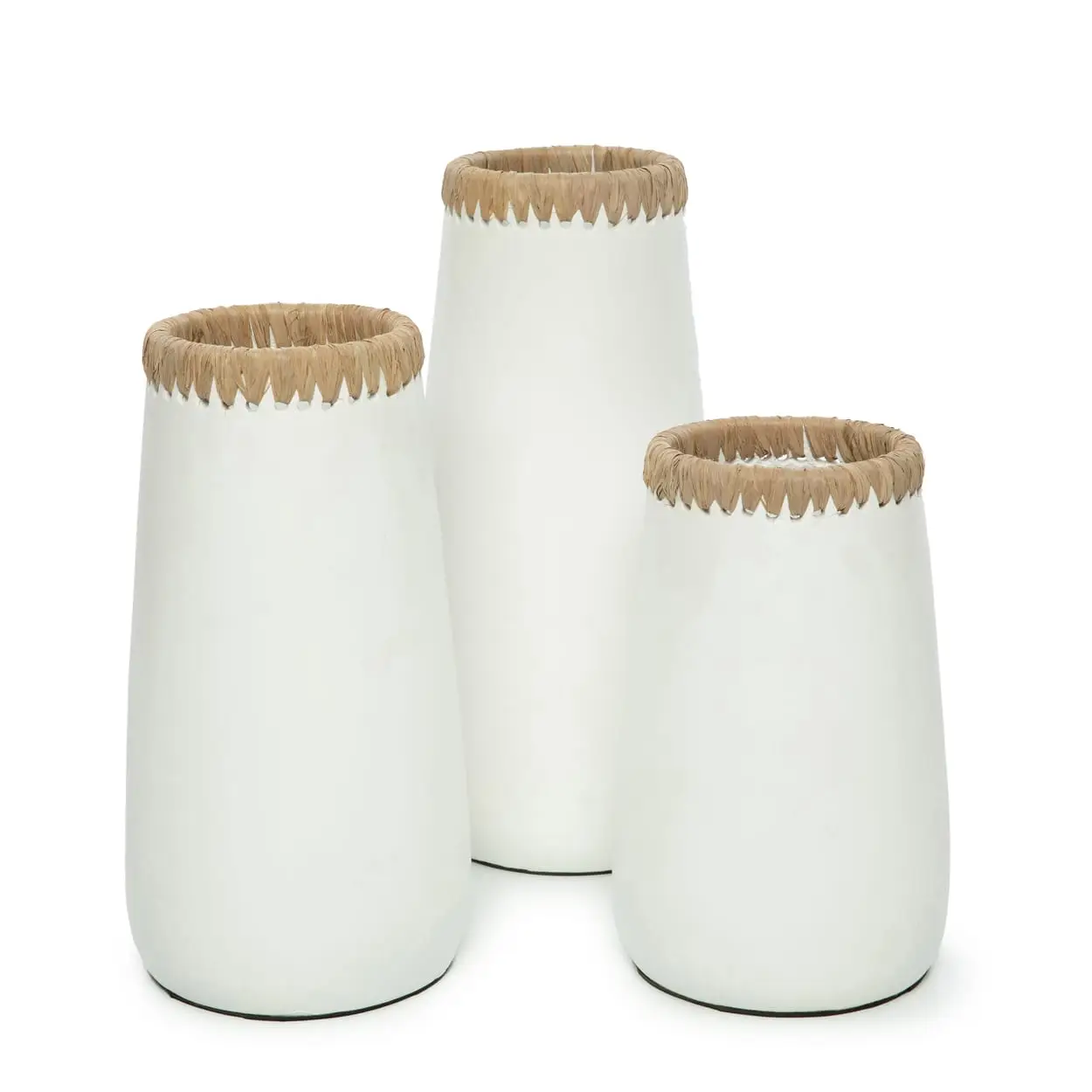 Bazar Bizar De Sneaky Vaas - Wit Naturel - M - Afbeelding 3
