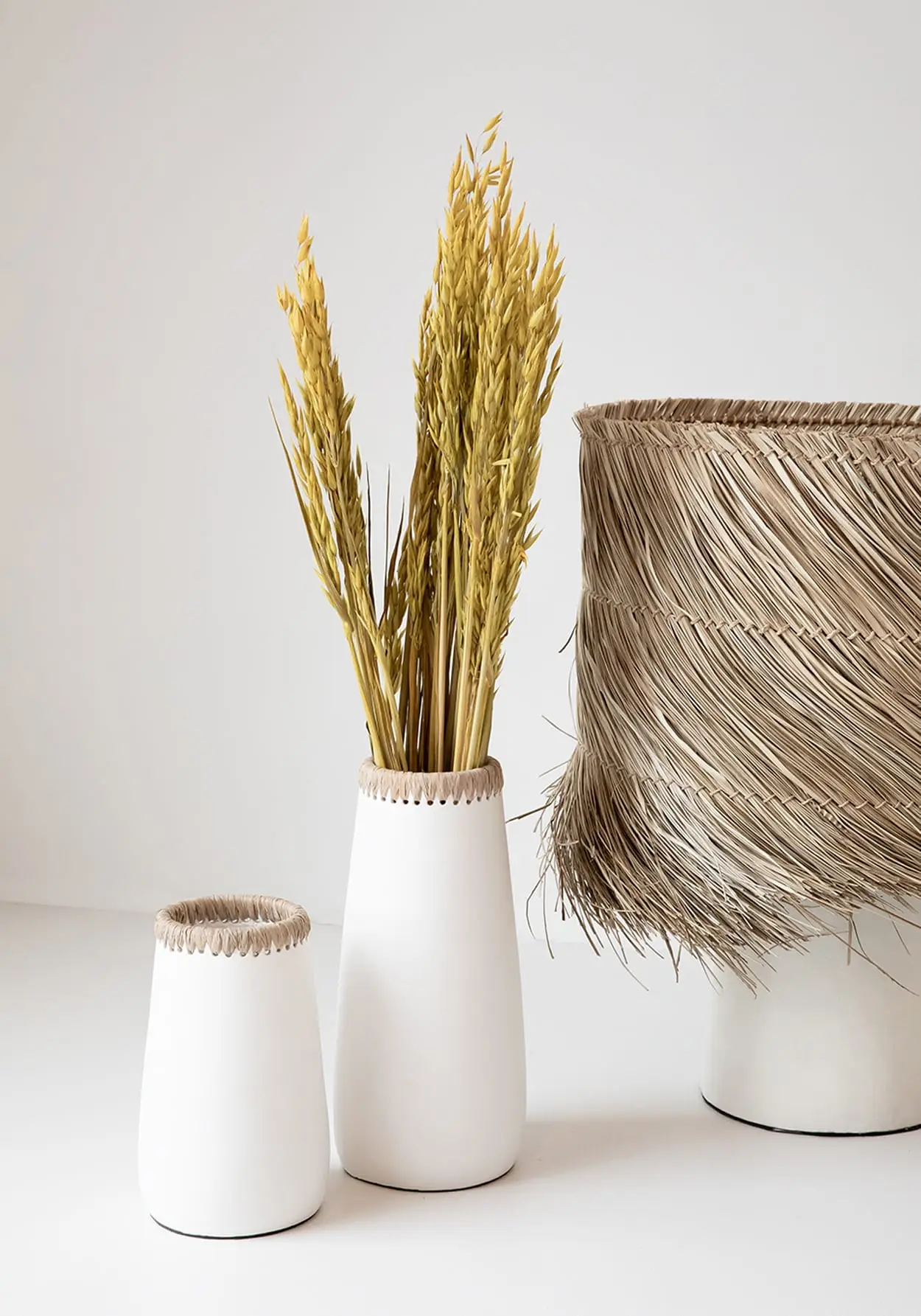 Bazar Bizar De Sneaky Vaas - Wit Naturel - S - Afbeelding 2