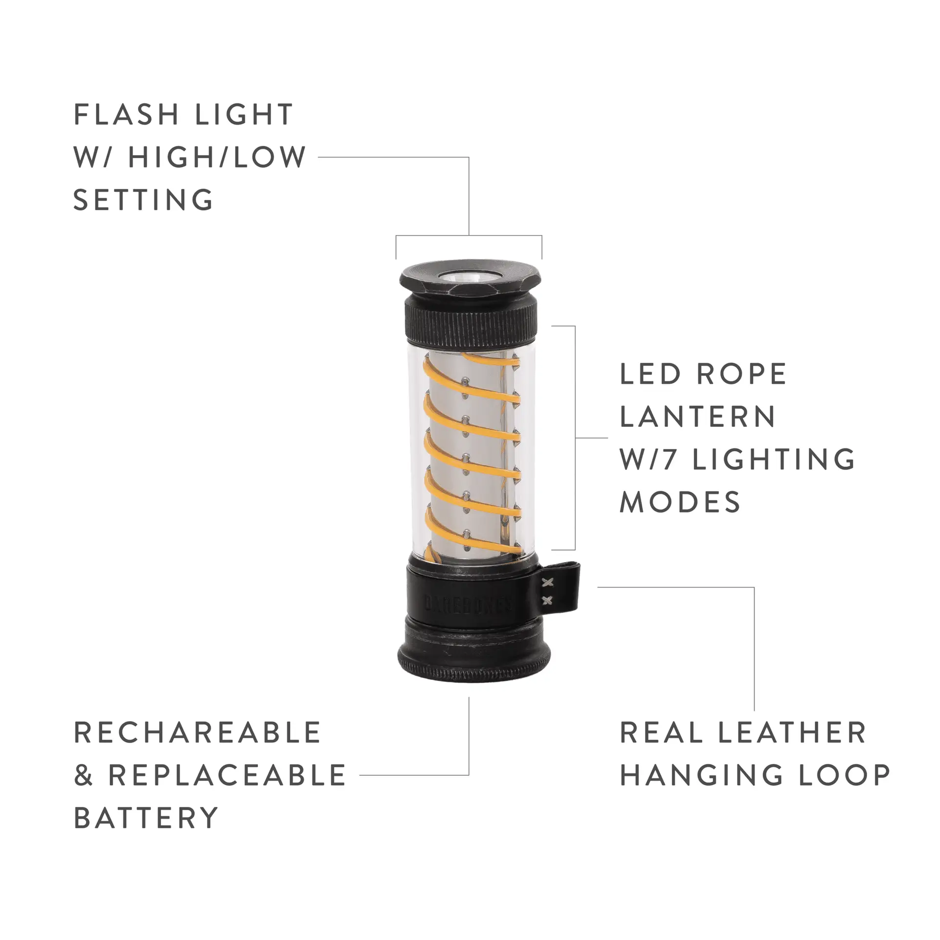 Edison light stick tumbled steel - Image 10