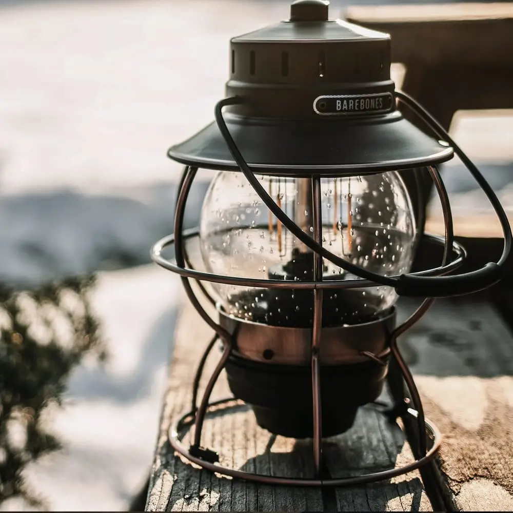 Railroad lantern antique bronze - Image 9