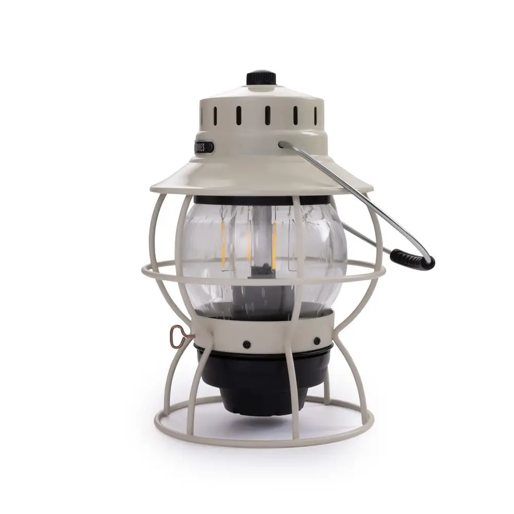 Railroad lantern vintage white - Image 4