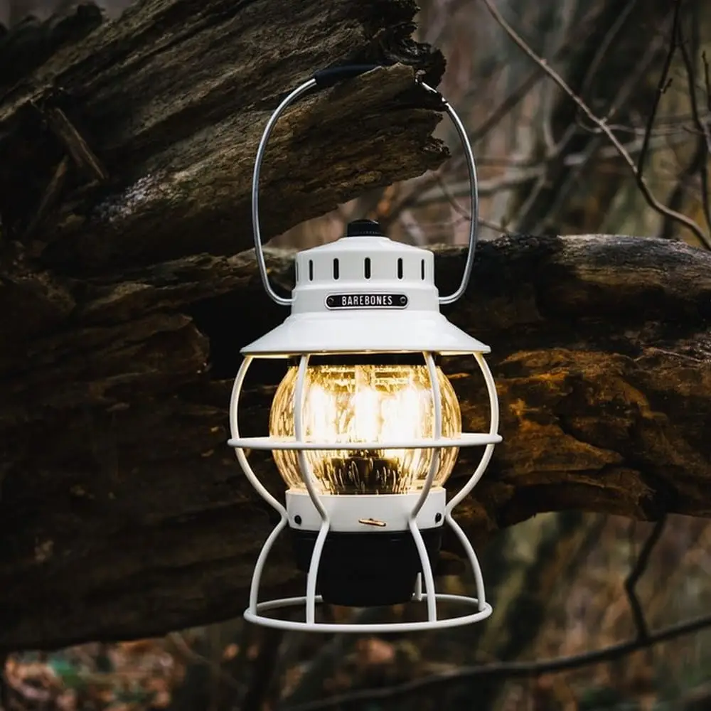 Railroad lantern vintage white - Image 7