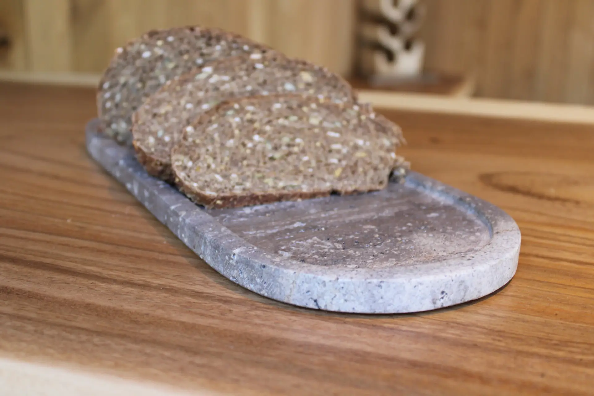 Oval stoneware plate 38x15cm - Image 7