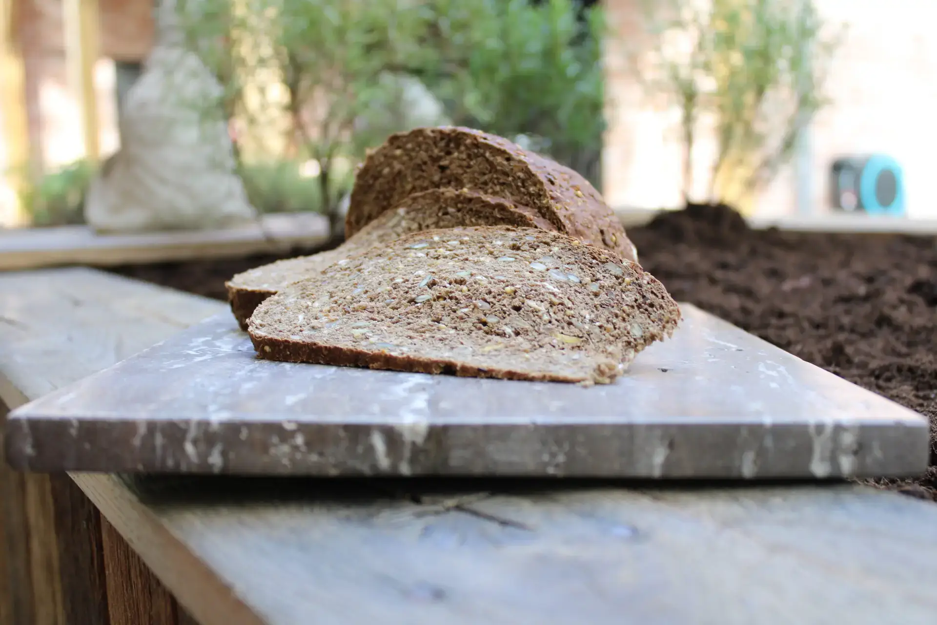 Bord stoneware rechthoekig 22,5x30cm - Afbeelding 3