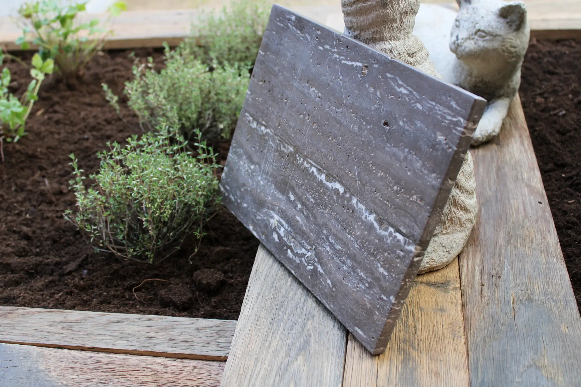 Bord stoneware rechthoekig 22,5x30cm - Afbeelding 6