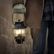 Railroad lantern antique bronze - set of 2 - Image 12